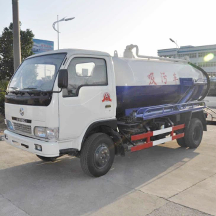 Dongfeng 4x2 6 Wheel 3m3 Sewage Suction Truck