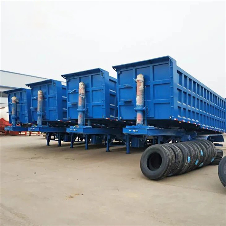 3 Axle End Steel Dump Trailer