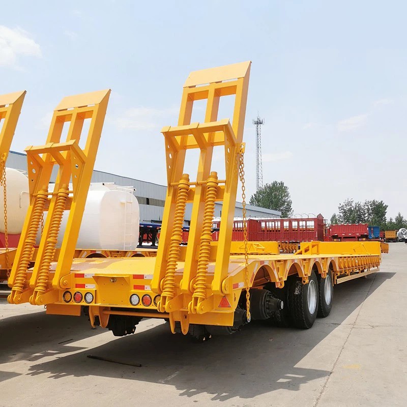 4 Axle Heavy Duty Lowboy Trailer